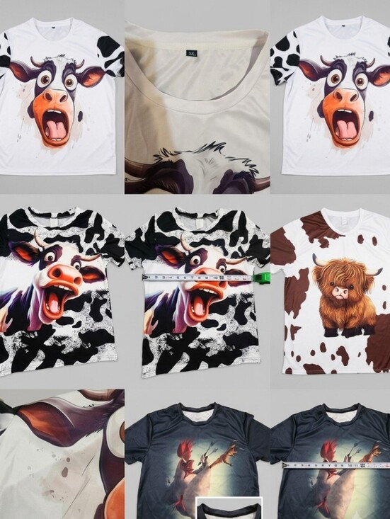 Other - Funny Graphic T-Shirt Bundle | 4-Piece Mixed Size Lot
